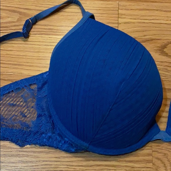 La perla padded push up bra 34D Blue - Picture 4 of 8